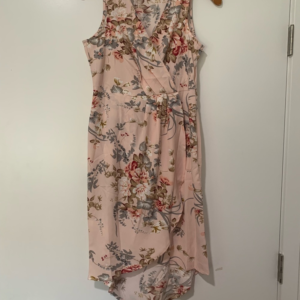 Shein Pink Floral Dress